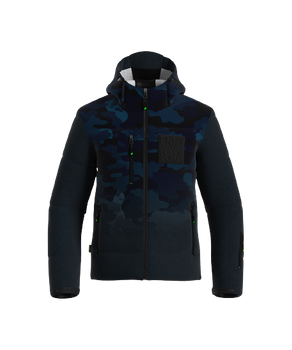 Kurtka narciarska ENERGIAPURA Camouflage Blue - 2023/24