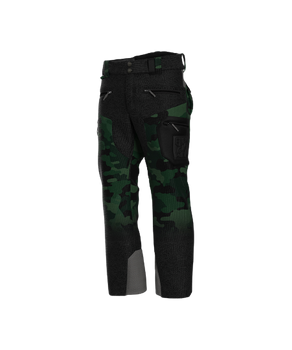 Spodnie narciarskie ENERGIAPURA Velvet Grong Printed Camouflage/Green - 2023/24