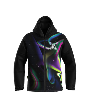 Ski jacket ENERGIAPURA Duvin Surreal Life JR Black/Life Space - 2023/24