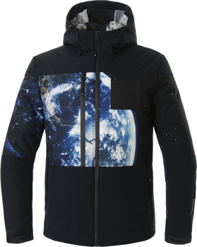 Ski jacket ENERGIAPURA Flaine Life Jacket Black/Planet - 2021/22