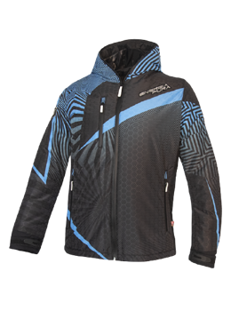 Ski jacket ENERGIAPURA New Optical Black/Turquoise Lady