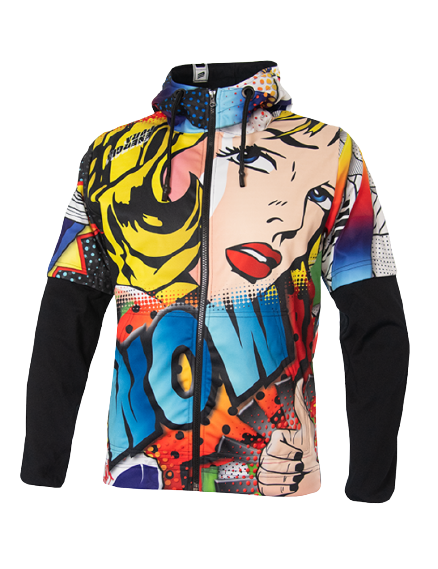 ENERGIAPURA Sweatshirt Full Zip With Hood Pop Art - 2021/22