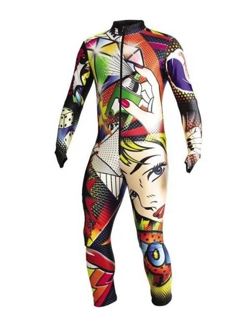 Race Suit ENERGIAPURA Pop Art Junior (insulated, padded)  - 2021/22