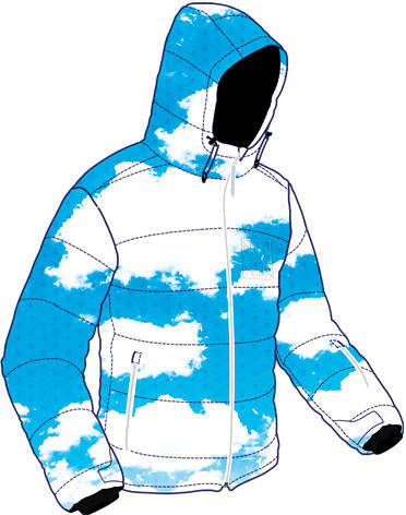Ski jacket ENERGIAPURA Fluid Junior Jacket Cielo - 2022/23