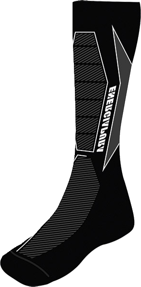 Ski socks ENERGIAPURA LONG SOCKS RACE ANTHRACITE - 2021/22