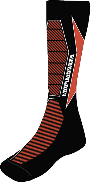 Ski socks ENERGIAPURA Race Orange - 2022/23