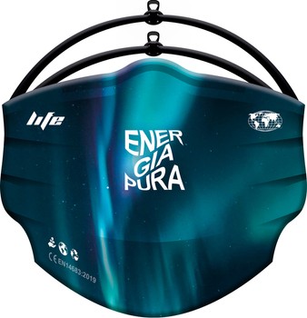 Maske ENERGIAPURA Safe Mask Aurora Blue - 2022/23