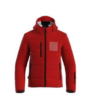 Ski jacket ENERGIAPURA Ilanz SR Red/Black - 2023/24
