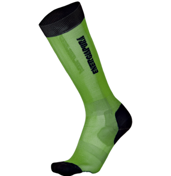 Skisocken ENERGIAPURA Long Socks Top Silk Fluo Green - 2021/22