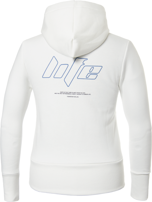 Bluse ENERGIAPURA Sweatshirt Full Zip With Hood Phoenix Lady White - 2021/22