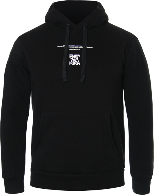 Bluse ENERGIAPURA Sweatshirt With Hood Lucan Black - 2021/22