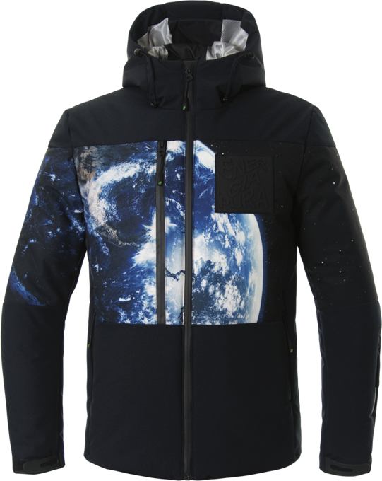 Skijacke ENERGIAPURA Flaine Life Jacket Black/Planet - 2022/23