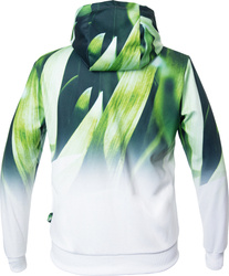 Bluse ENERGIAPURA Sweatshirt Full Zip With Hood Kalmar Life Leaves/White Lady - 2022/23