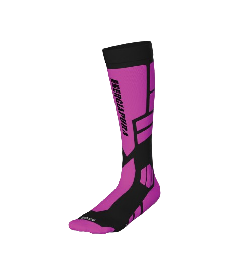 Skarpety narciarskie Energiapura PRO Socks Fluo Fuxia/Black - 2025/26