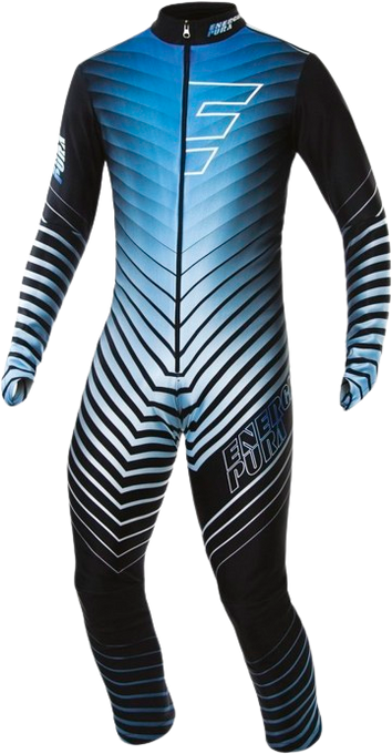 Guma narciarska ENERGIAPURA Active Black/Turquoise Junior (nieocieplana, z ochraniaczmi)