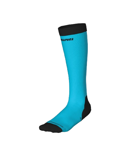 Skarpety narciarskie Energiapura HP Silk Socks Fluo Turquise/Black - 2025/26