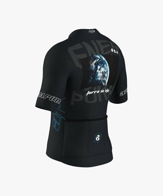 Koszulka rowerowa Energiapura T-Shirt Full Zip Life Planet Men/Ragl Alexander - 2023