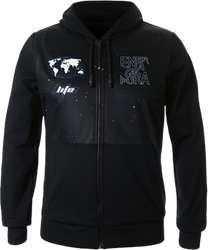Bluza ENERGIAPURA Sweatshirt Full Zip With Hood Smart Balck/Smartplanet Junior - 2022/23