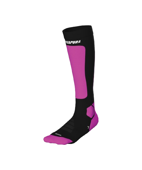 Skisocken Energiapura Heat Merino Socks FluoTurquise/Black - 2024/25