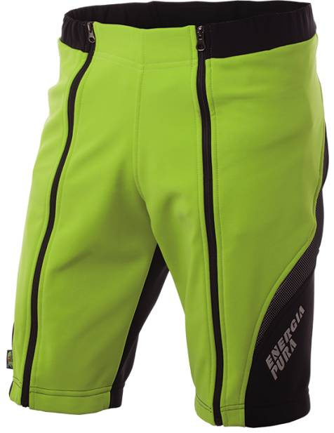 Spodenki na gumę ENERGIAPURA New Wengen Bicolor Acid Green/Black Junior 