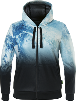 Bluza ENERGIAPURA Sweatshirt Full Zip With Hood Kalmar Life Wave - 2021/22