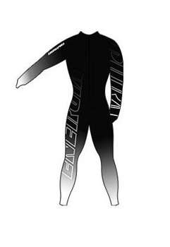 Guma narciarska ENERGIAPURA Bold Black (nieocieplana, z ochraniaczami) 