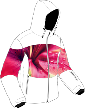 Kurtka narciarska ENERGIAPURA Flaine Life Jacket Lady White/Lily - 2023/24