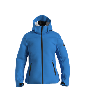 Kurtka narciarska ENERGIAPURA Jacket With Hood Flond Lady Unicolor Turquoise - 2023/24