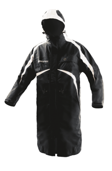 Płaszcz trenerski ENERGIAPURA Raincoat Rain Black/Black/White - 2022/23