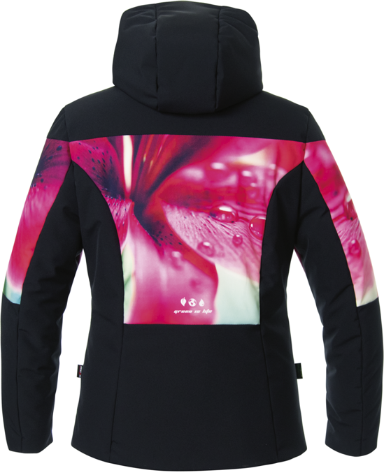 Kurtka narciarska ENERGIAPURA Flaine Life Jacket Lady Black/Lily - 2023/24