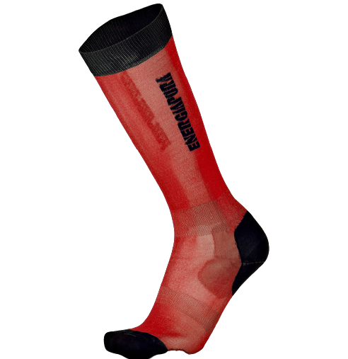 Skarpety narciarskie ENERGIAPURA Long Socks Top Silk Red - 2021/22