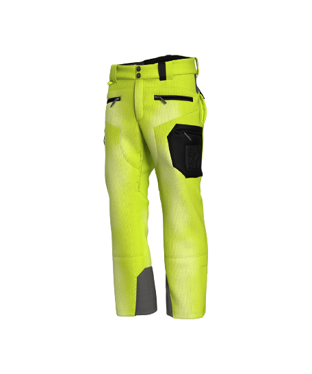 Spodnie narciarskie ENERGIAPURA Velvet Grong Printed Acid Green - 2023/24