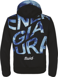 Bluza ENERGIAPURA Sweatshirt Full Zip With Hood Fluid Turquoise Junior - 2022/23